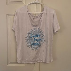Off the Shoulder Sorority T-Shirt